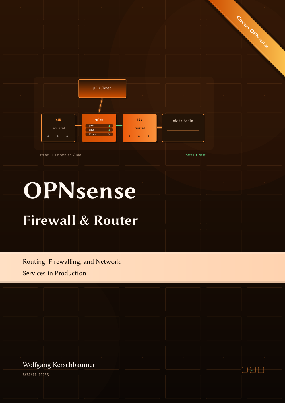 Buchcover: OPNsense Firewall & Router