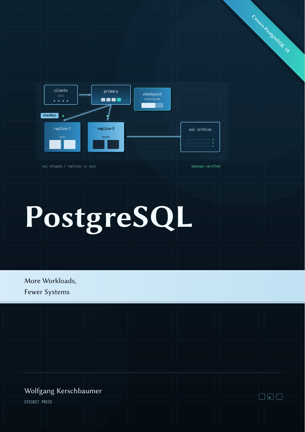 Buchcover: PostgreSQL: More Workloads, Fewer Systems